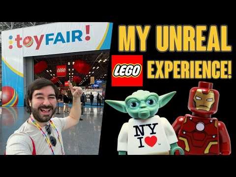 LEGO VLOG: I Went to Toy Fair New York BY ACCIDENT! (Seriously!)