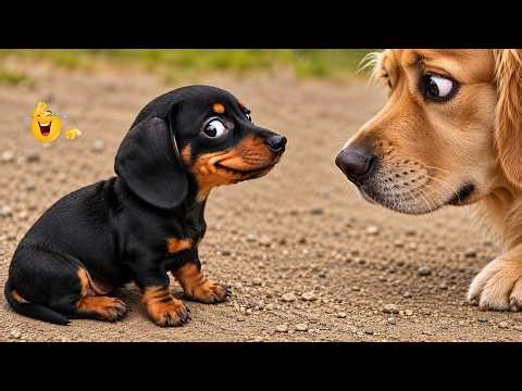 Try NOT to Laugh 😂 These Dogs Had the FUNNIEST Reactions! 🐶