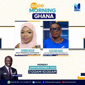 🔴LIVE STREAMING:Good Morning Ghana - Metro TV Online
