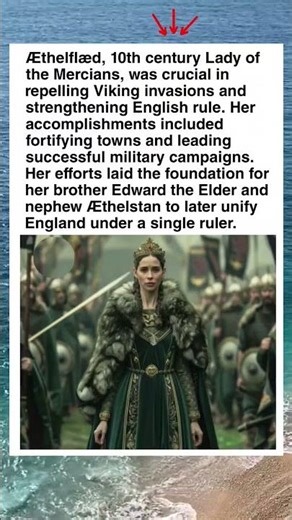 Warrior Princess: How Alfred the Great’s Daughter Saved a Kingdom #shorts #facts #history