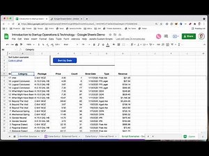 6.1 Introduction to Google Macros and Scripts in Google Sheets