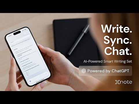 Introducing XNote | ChatGPT-Powered Smart Writing Set