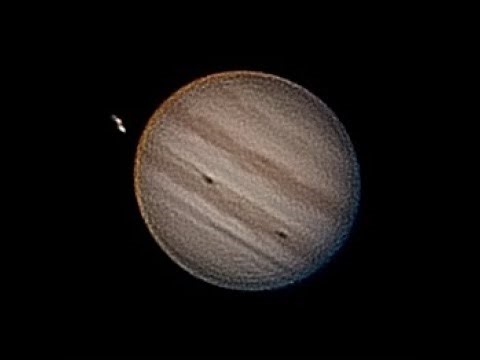 Io And Europa Transit Jupiter!