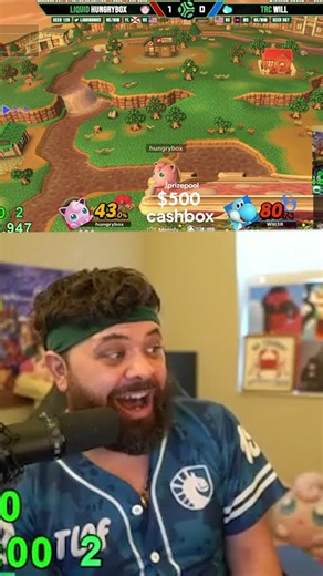 I GOT THE PACIFIST KO IN SMASH BROS 😭😭😭 #smashbros #hungrybox #jigglypuff #yoshi #hbox #sleep
