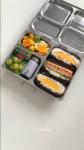 Pack a Bento for My Daughter - day 204 🍱 和我一起做便當#lunchbox #cooking #bento #asmrvideo #food