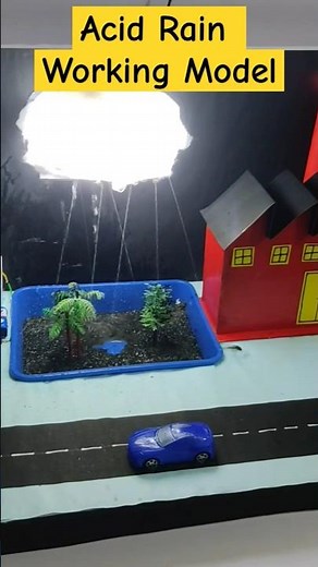 Acid rain working model | science project #science #project
