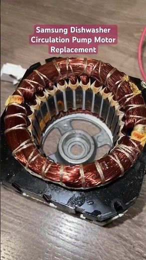 Samsung Dishwasher Circulation Pump Motor Replacement