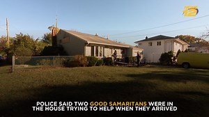 The 30: An officer and two good samaritans rescue a disabled man from North Babylon house fire. FULL STORY: https://bit.ly/2Pefwtr | News 12 Long Island