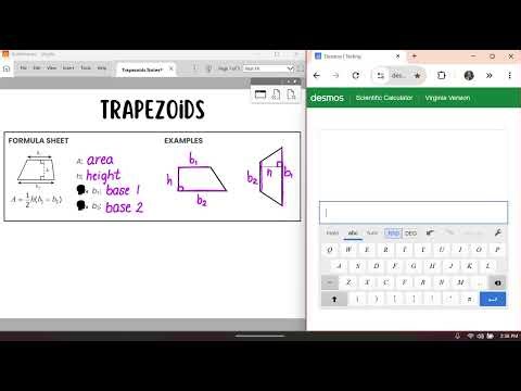 Area & Perimeter of Trapezoids Instructional Video