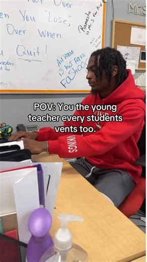 Schoolhouse Unfiltered on Instagram: "POV: You the young teacher every student vents to… Because apparently your classroom is now therapy, conflict resolution, life advice, and emotional support — all before lunch. You nod, you listen, you empathize… and then still gotta teach standards like none of that just happened. Heavy is the head that looks “approachable.” If you ever wanted to say “I care, but this is not my role,” Bruh… That Ain’t My Job was written for you. It’s the boundary guide ever