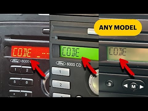 How To Get Ford Fiesta Radio Code