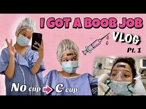 I GOT A BOOB JOB *Vlog* Breast Augmentation Pt. 1