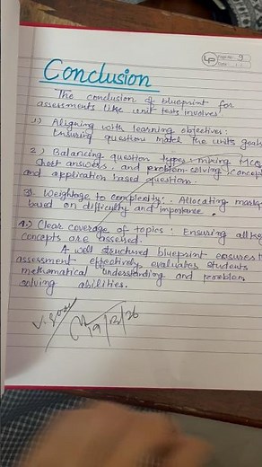 Blue print on unit test for mathematics