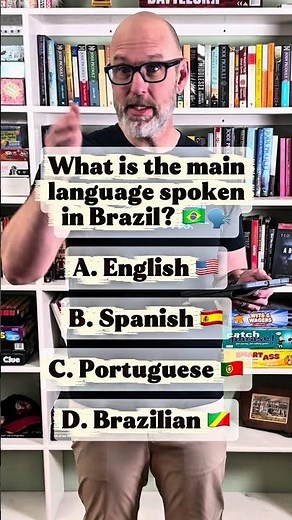 What is the main language spoken in Brazil? #trivia #geography #quiz