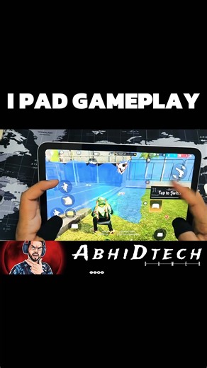 I PAD 🍎 + FREE FIRE Full Handcam practice in training ground