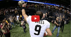 We finally get to see Drew Brees' New Orleans celebration dance