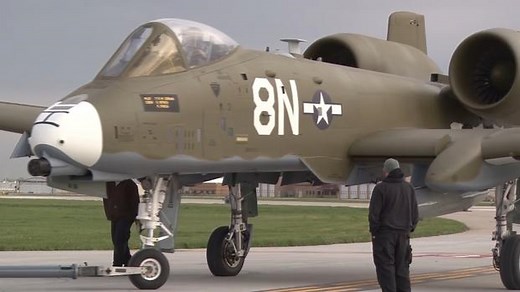 A-10 Warthog Gets Epic P-47 Heritage Paint Scheme