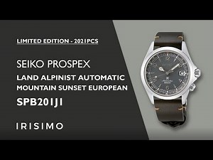 SEIKO PROSPEX LAND ALPINIST SPB201J1 MOUNTAIN SUNSET EUROPEAN LIMITED EDITION 2021PCS | IRISIMO
