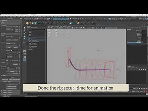 Snake rigging and animation in Maya using Advanced Skeleton