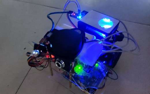 基于树莓派4b和stm32的简易ros小破车