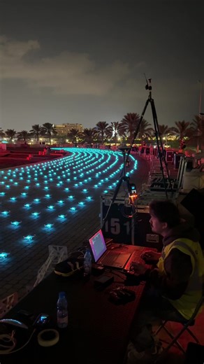 Final Checks for a Drone Light Show