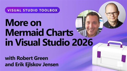 More on Mermaid Charts in Visual Studio 2026 | Erik Ejlskov Jensen