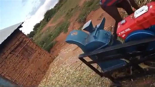 Fodder Chopper Mill powered by 10hp Diesel Engine | Rinnie Farm Machinery and Services