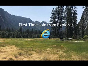 GoToWebinar - First Time Join from Explorer