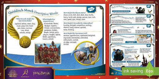 Harry Potter: Descriptive Settings Word Mat Pack [Ages 7-11]
