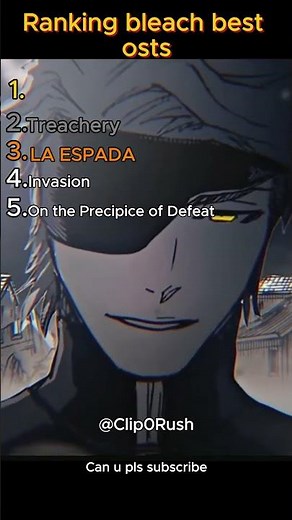 Ranking bleach best osts
