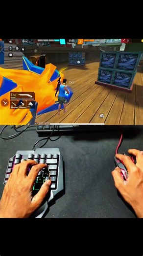 Free Fire Gaming keyboard mouse🖱️⌨️📲 Gameplay #mixpro #geekgamer #shorts #shortsviral #youtubeshorts
