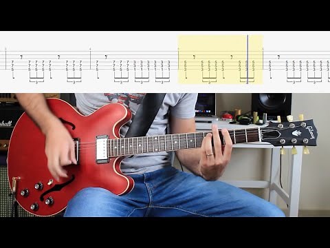 Deep Purple - Child in Time guitar solo lesson