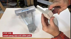 2 Pack Heavy Duty Ladder Roof Hook with Wheel Rubber Grip T-Bar for Damage Prevention, Fast and Easy Setup to Access Steep Roofs