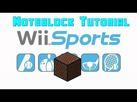 Wii Sports Theme - Minecraft Noteblocks (Tutorial)