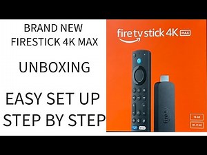 New Firestick 4K Max Unboxing and Easy Step By Step Setup