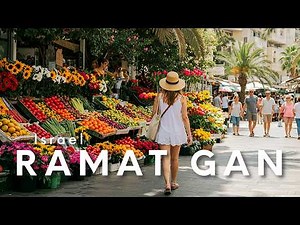 RAMAT GAN, Israel Real Life in City & Parks - Walking Tour 4K UHD with Captions