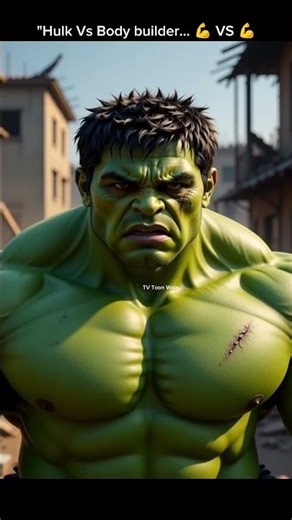 Hulk VS Body Builder 💪 #hulk #shorts