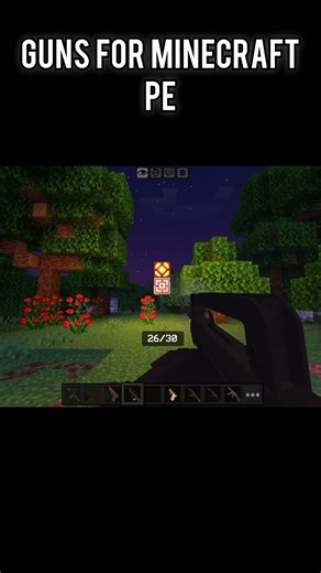 Guns mod for Minecraft PE #shorts #guns