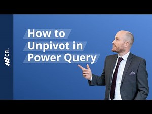 How to Unpivot in Power Query