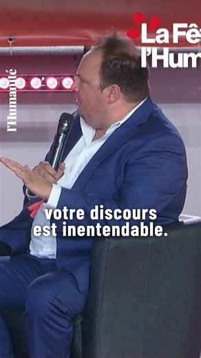 "On arrive à faire des entreprises sans patrons. Par contre, on n'arrive pas encore à faire des entreprises sans salariés." Le président du Medef, Patrick Martin et Fabien Gay, sénateur PCF ont débattu à la Fête de l'Humanité. ➡️ https://l.humanite.fr/hFh | l'Humanité