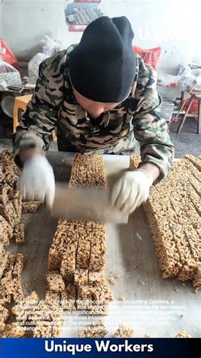 The art of cutting sachima: a demonstration of skill