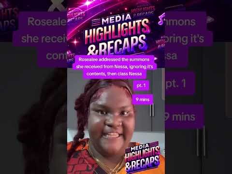 Rosealee class Nessa Bling after receiving the summons, pt. 1