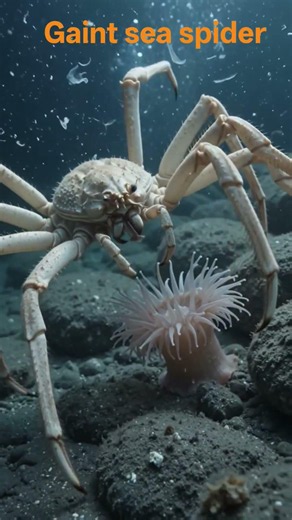 This Giant Sea Spider Drinks Its Prey! | Antarctica's Alien Hunter #shorts