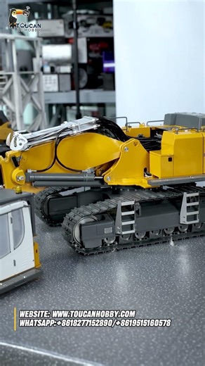 1/14 scale K970-300 RC hydraulic excavator, capable of switching between demolition and excavator