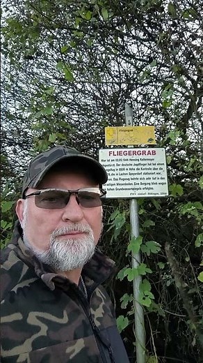 Das Fliegergrab des Henning Kellermeyer bei Altdorf - Abgestürzt mit seiner ME 109 #fliegergrab