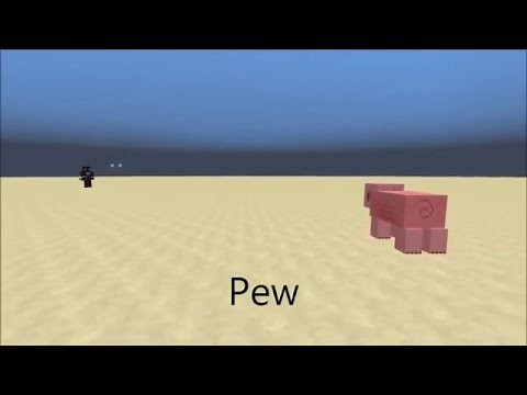 Minecraft / Slow Motion / Shooting an Arrow
