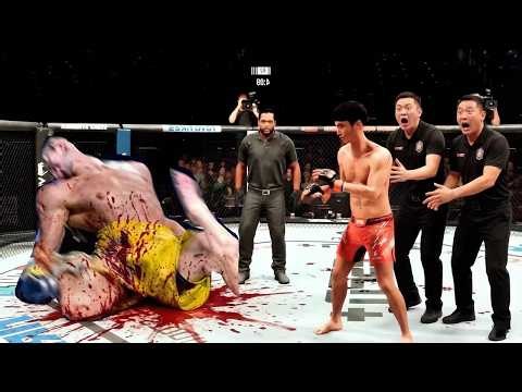 UFC 최두호는 정말 잔인하다. 최두호가 링 위에서 온 힘을 다해 상대방의 목과 뼈를 부러뜨렸다. 심판은 깜짝 놀라 어쩔 줄 몰라 했다.