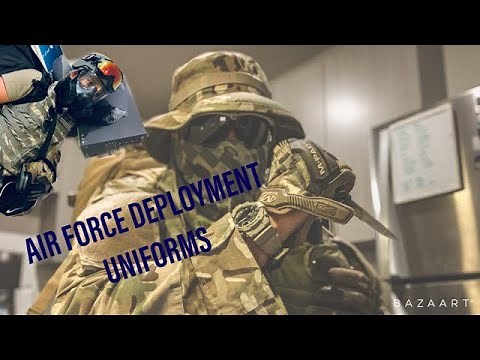 ISSUED AIR FORCE DEPLOYMENT GEAR / WHAT TO PACK FOR DEPLOYMENT