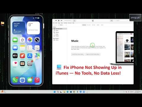 🔥 Fix iTunes Not Detecting iPhone in Seconds! (2026 Ultimate Solution)