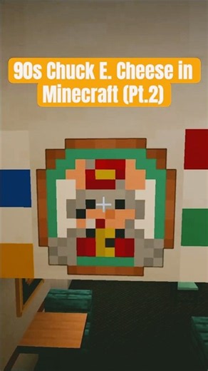 90s Chuck E. Cheese in Minecraft! #chuckecheese #minecraft #showroom #90s #animatronics